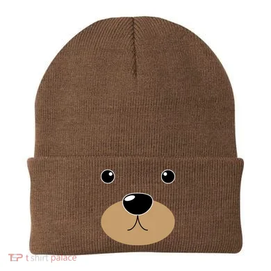 Bear Costume Face Beanie