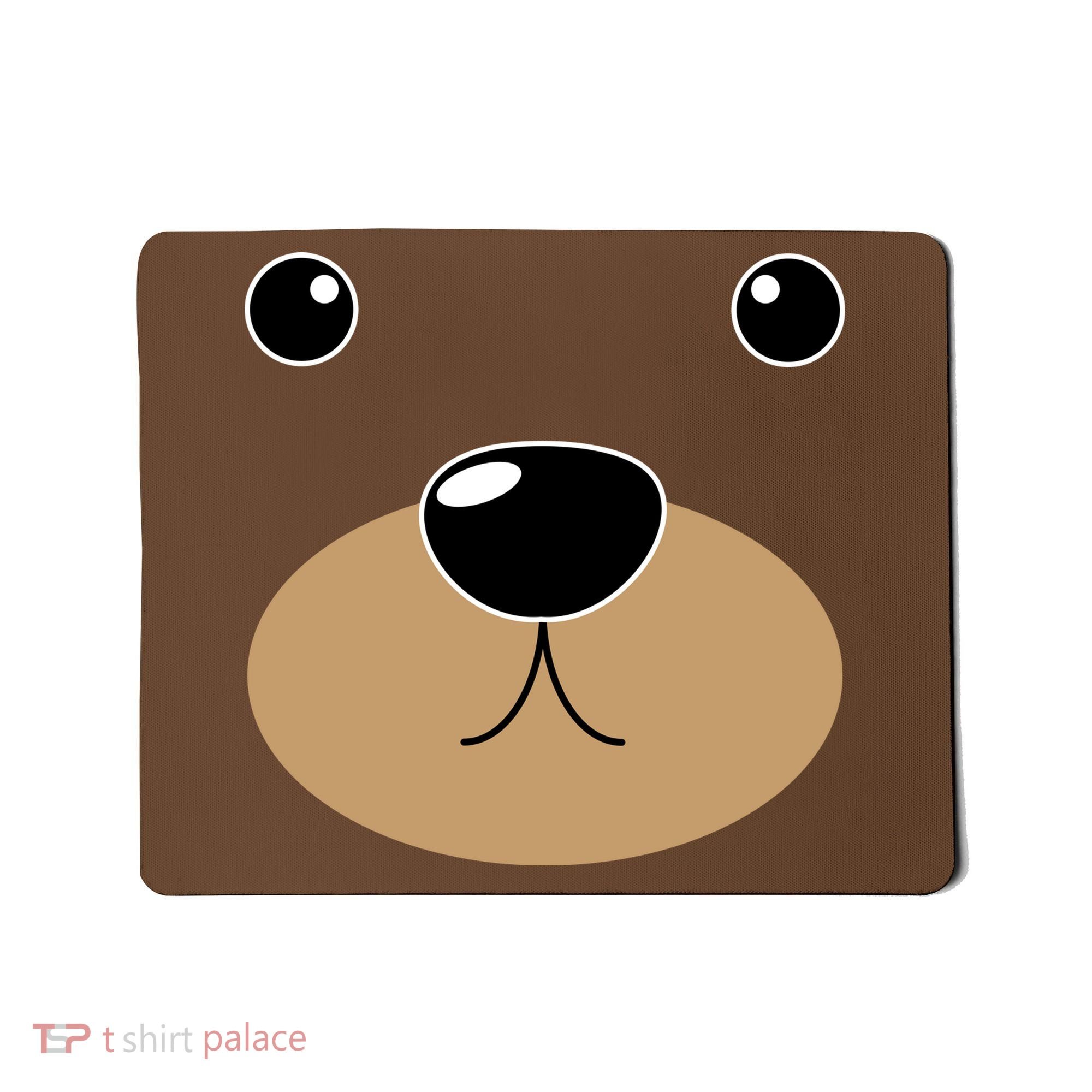 Bear Costume Face Mousepad