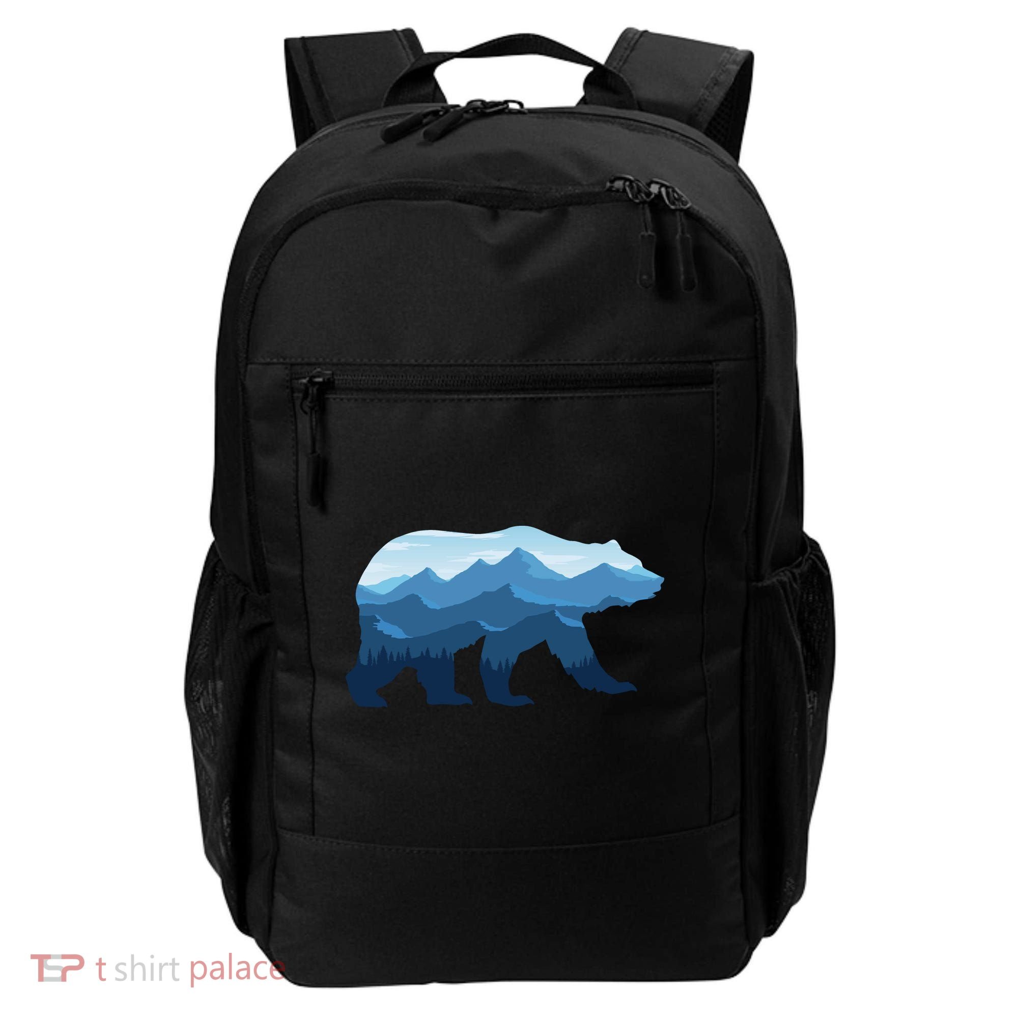 Bear Double Exposure Surreal Wildlife Backpack