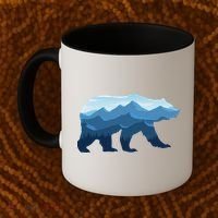 Bear Double Exposure Surreal Wildlife Coffee Mug thumb 2