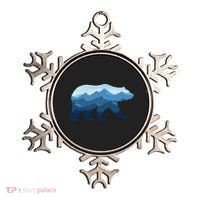 Bear Double Exposure Surreal Wildlife Ornament thumb 0