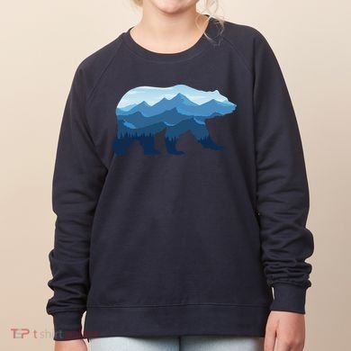 Bear Double Exposure Surreal Wildlife Women's Sweatshirt