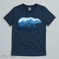 Bear Double Exposure Surreal Wildlife T-Shirt thumb 5