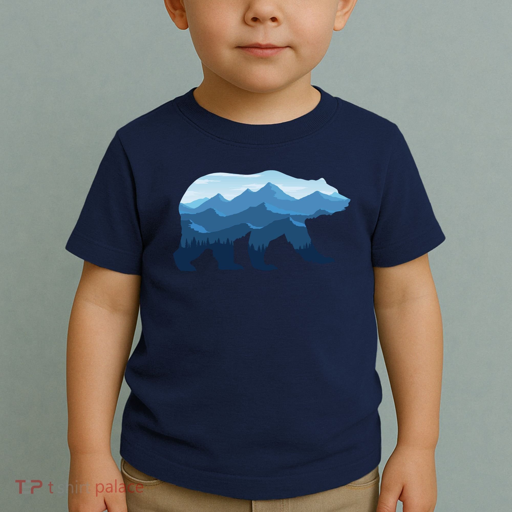 Bear Double Exposure Surreal Wildlife Toddler T-Shirt
