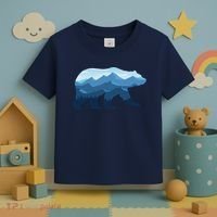 Bear Double Exposure Surreal Wildlife Toddler T-Shirt thumb 3