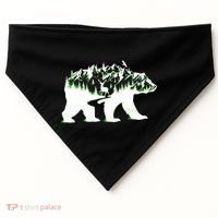 Bear Forest Deer Wilderness Mountains USA-Made Doggie Bandana thumb 0