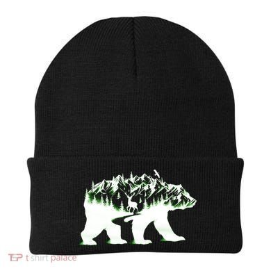 Bear Forest Deer Wilderness Mountains Beanie