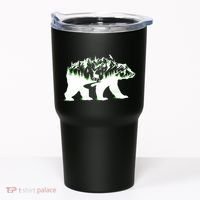 Bear Forest Deer Wilderness Mountains Tumbler thumb 0