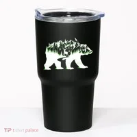 Bear Forest Deer Wilderness Mountains Tumbler thumb 0