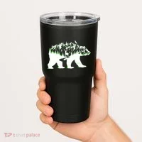 Bear Forest Deer Wilderness Mountains Tumbler thumb 2