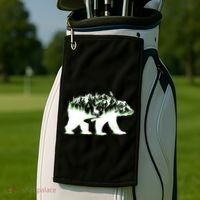 Bear Forest Deer Wilderness Mountains Golf Towel thumb 2