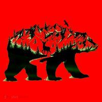 Bear Forest Deer Wilderness Mountains Santa Hat thumb 1