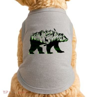 Bear Forest Deer Wilderness Mountains Doggie Tank