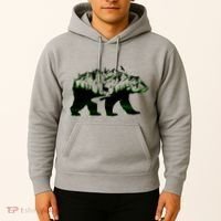 Bear Forest Deer Wilderness Mountains Hoodie thumb 2