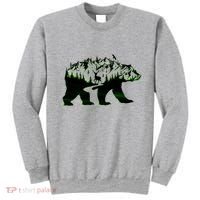Bear Forest Deer Wilderness Mountains Sweatshirt thumb 0