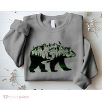 Bear Forest Deer Wilderness Mountains Sweatshirt thumb 2