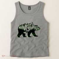 Bear Forest Deer Wilderness Mountains Tank Top thumb 2