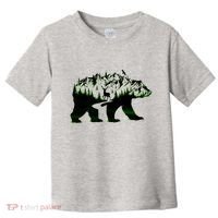 Bear Forest Deer Wilderness Mountains Toddler T-Shirt thumb 0
