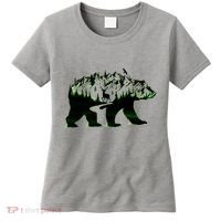 Bear Forest Deer Wilderness Mountains Women's T-Shirt thumb 0