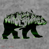 Bear Forest Deer Wilderness Mountains Kids Sweatshirt thumb 2
