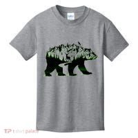 Bear Forest Deer Wilderness Mountains Kids T-Shirt thumb 0