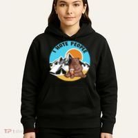 Bear Funny Camping I Hate People Hoodie thumb 5