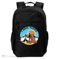 Bear Funny Camping I Hate People Backpack thumb 0