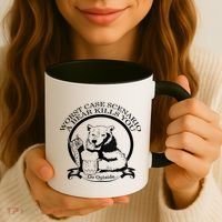 Bear Kills You Worst Scenario Go Outside Coffee Mug thumb 3