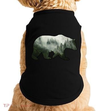 Bear Misty Forest Wilderness Doggie Tank