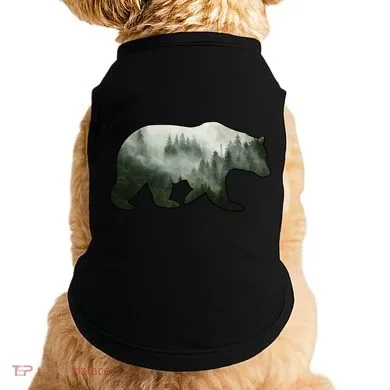 Bear Misty Forest Wilderness Doggie Tank