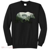 Bear Misty Forest Wilderness Sweatshirt thumb 0