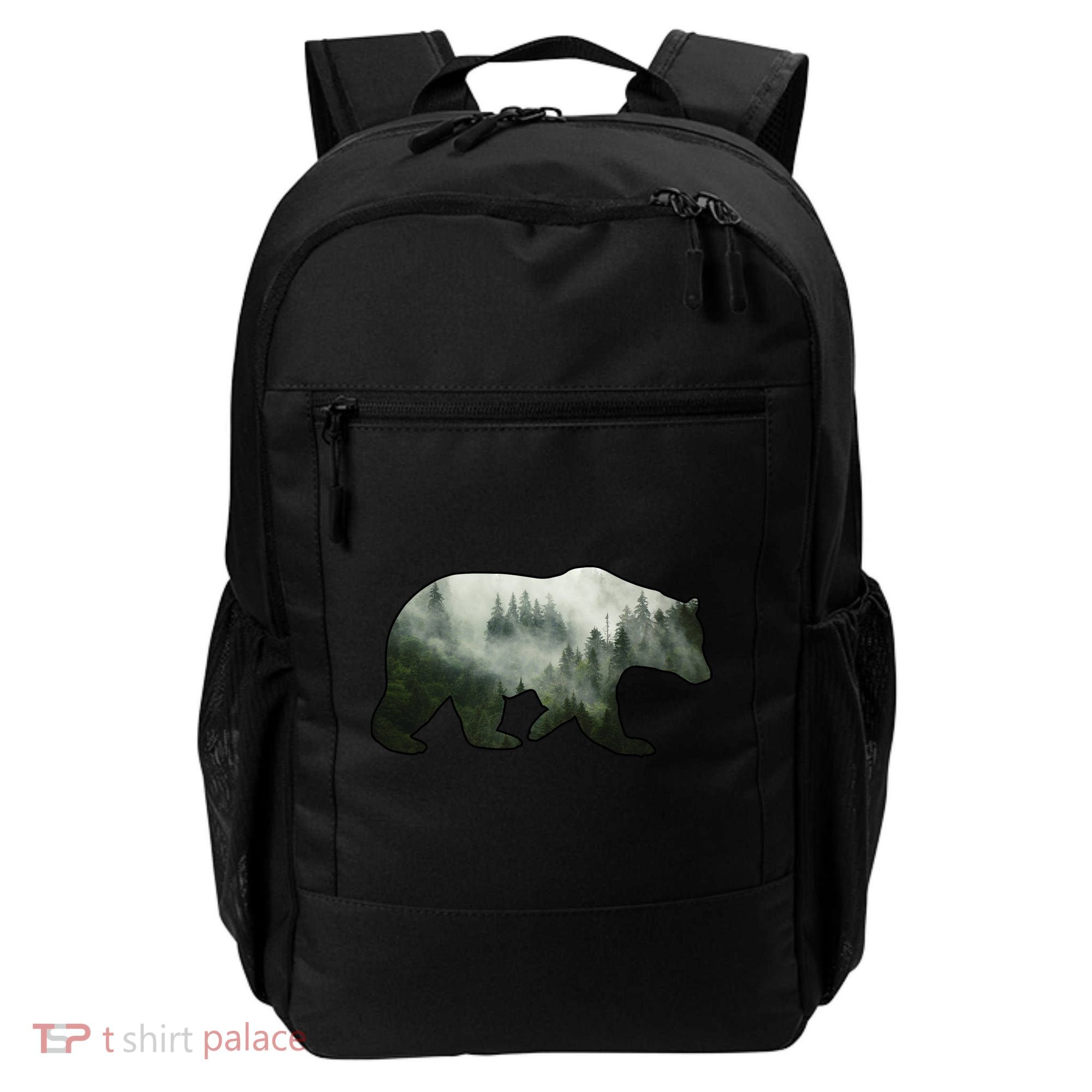 Bear Misty Forest Wilderness Backpack
