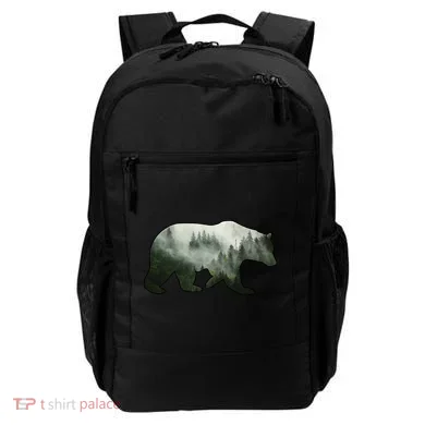 Bear Misty Forest Wilderness Backpack