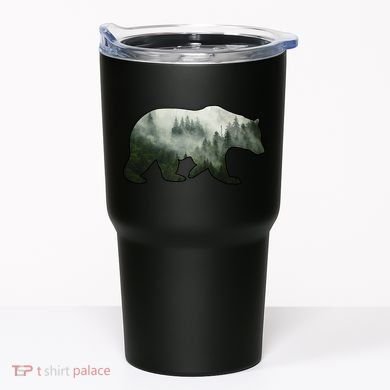 Bear Misty Forest Wilderness Tumbler