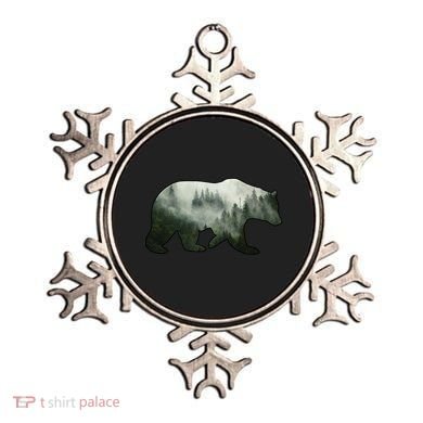Bear Misty Forest Wilderness Ornament