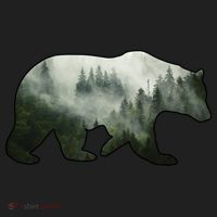 Bear Misty Forest Wilderness Hat thumb 2