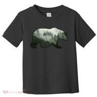 Bear Misty Forest Wilderness Toddler T-Shirt thumb 0
