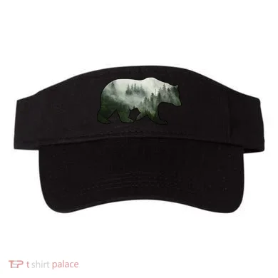 Bear Misty Forest Wilderness Visor