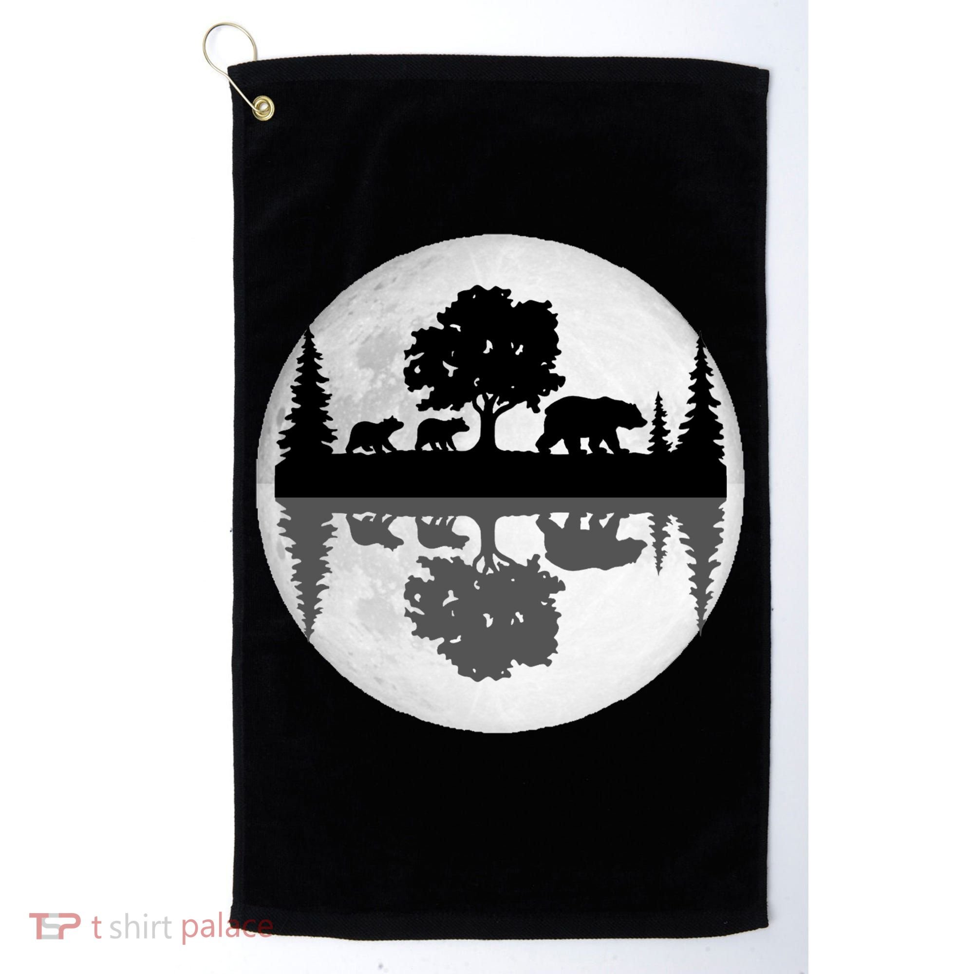Bear Moon Wilderness Golf Towel