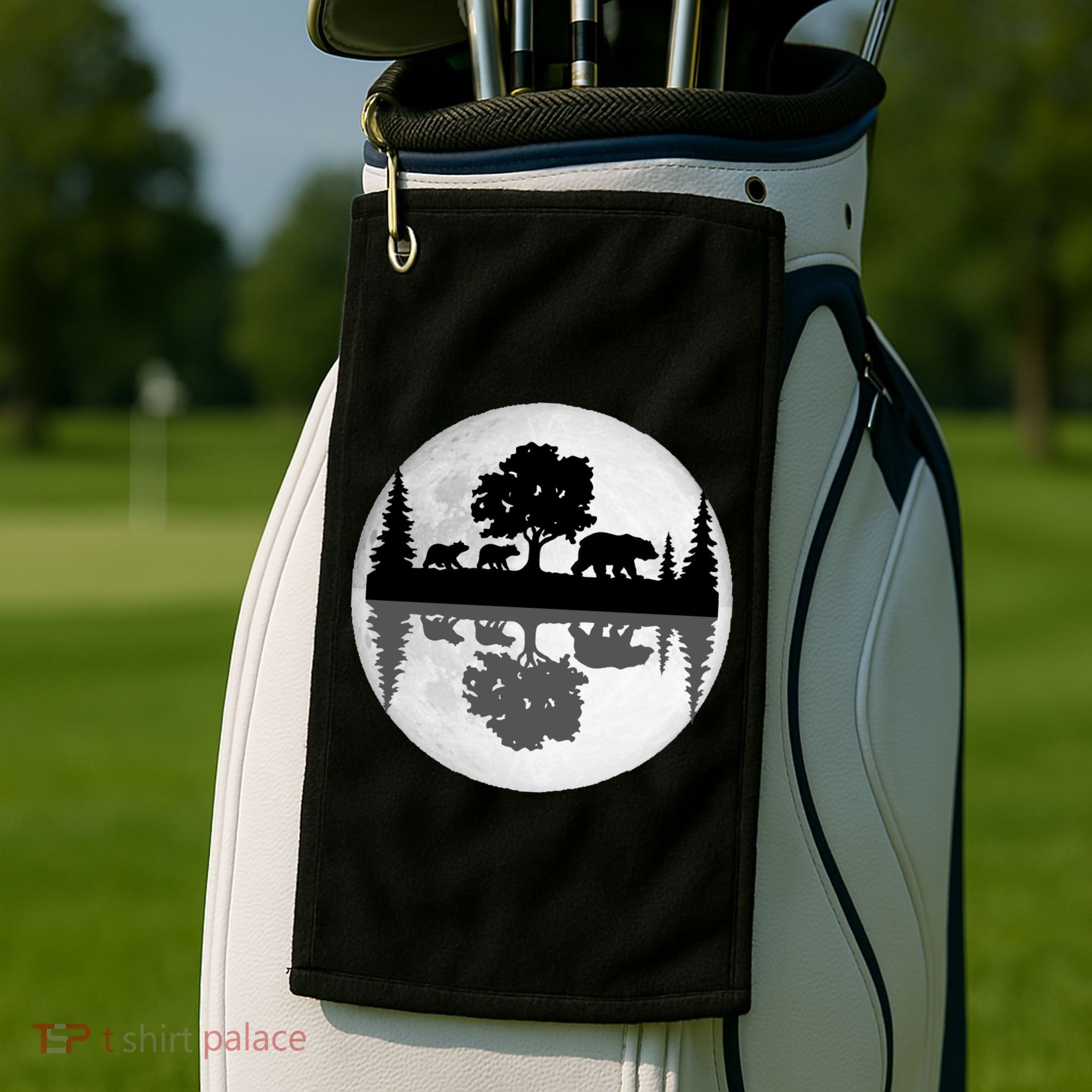 Bear Moon Wilderness Golf Towel