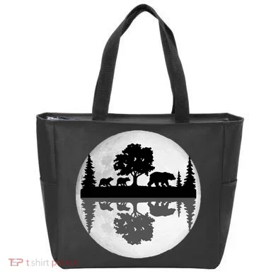 Bear Moon Wilderness Tote Bag