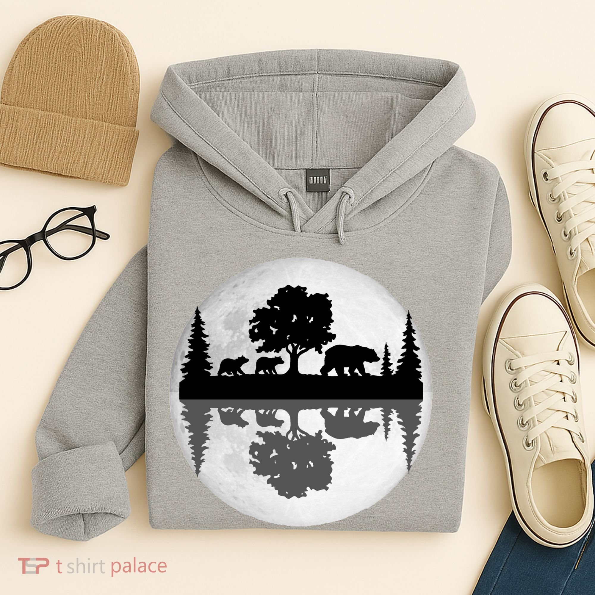 Bear Moon Wilderness Hoodie