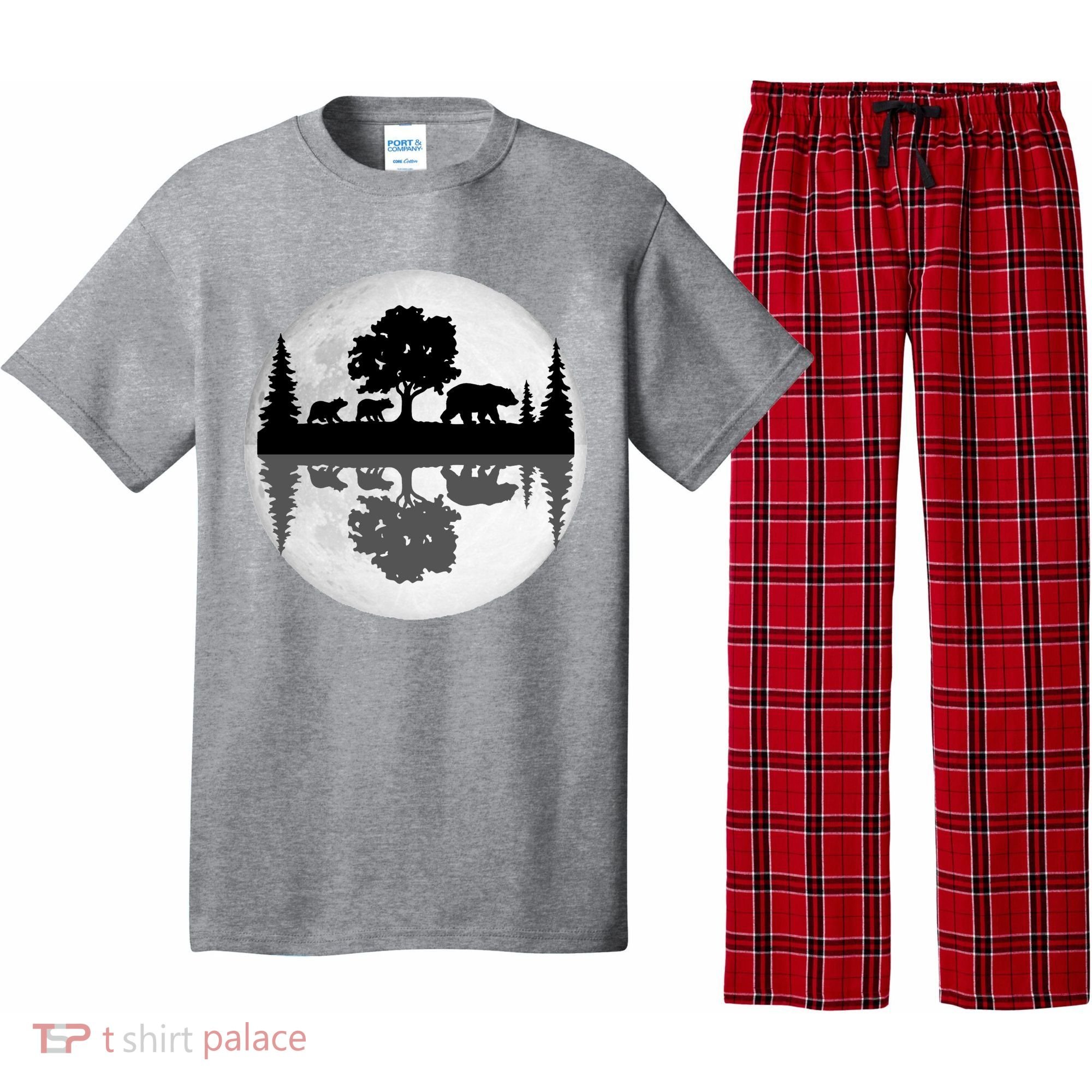Bear Moon Wilderness Pajama Set
