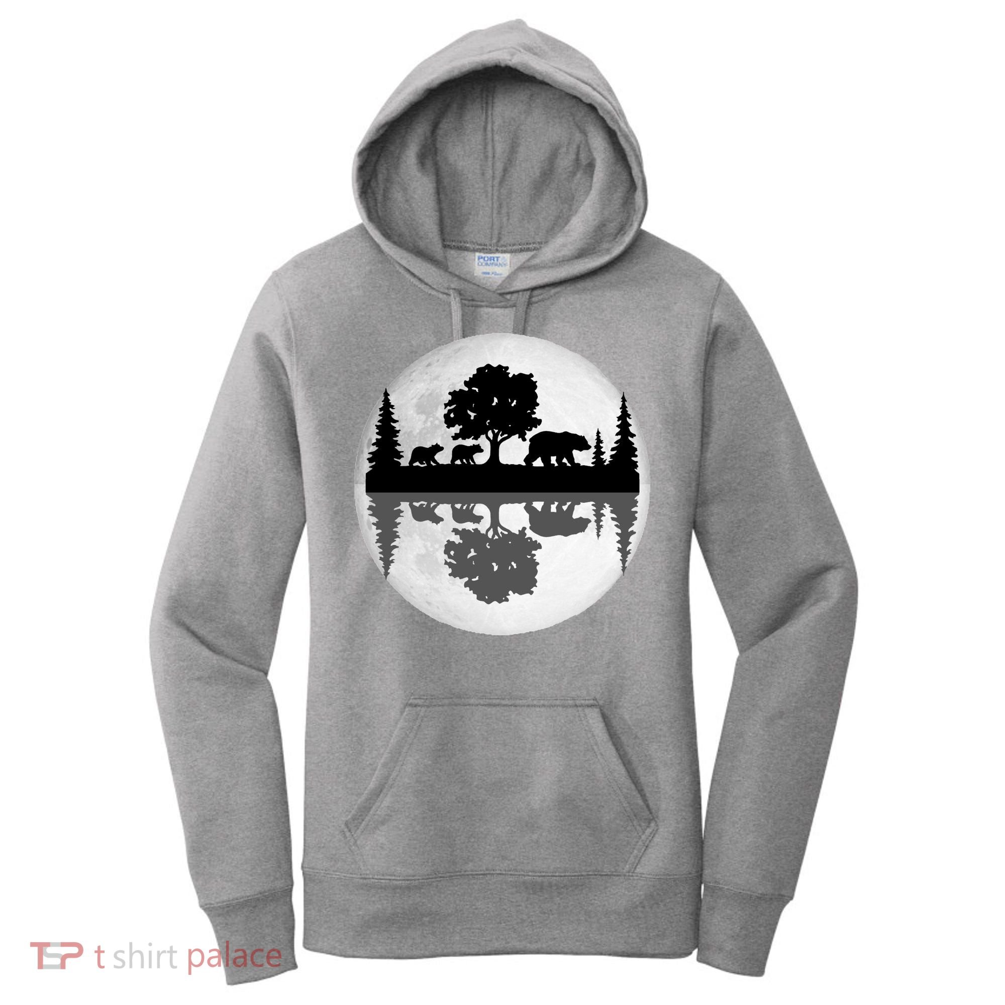 Bear Moon Wilderness Women's Hoodie