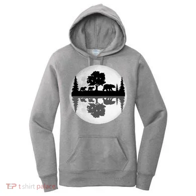 Bear Moon Wilderness Women's Hoodie