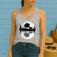 Bear Moon Wilderness Women's Tank Top thumb 2
