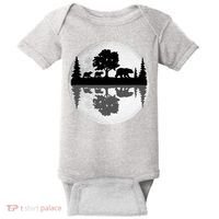 Bear Moon Wilderness Baby Bodysuit thumb 0