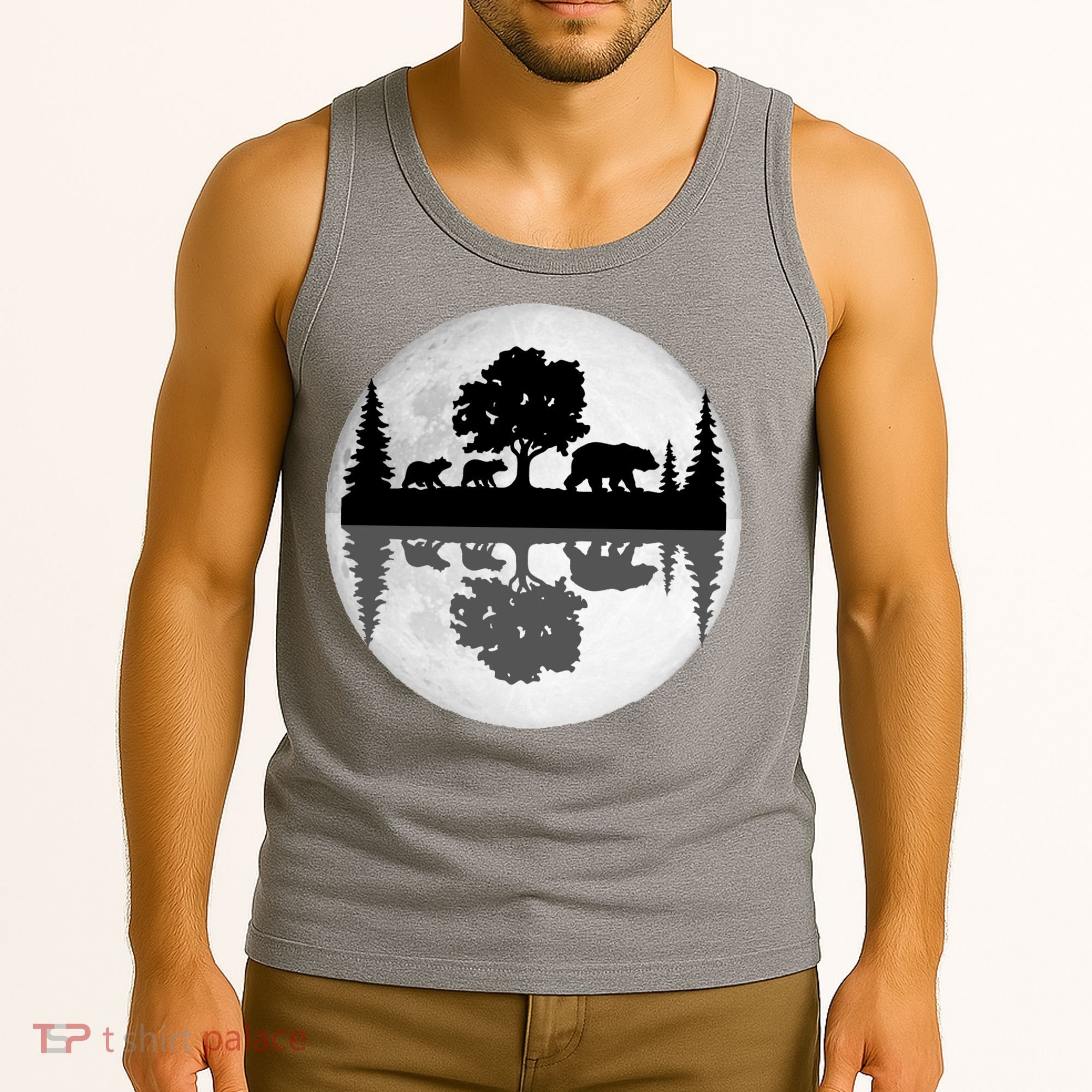 Bear Moon Wilderness Tank Top