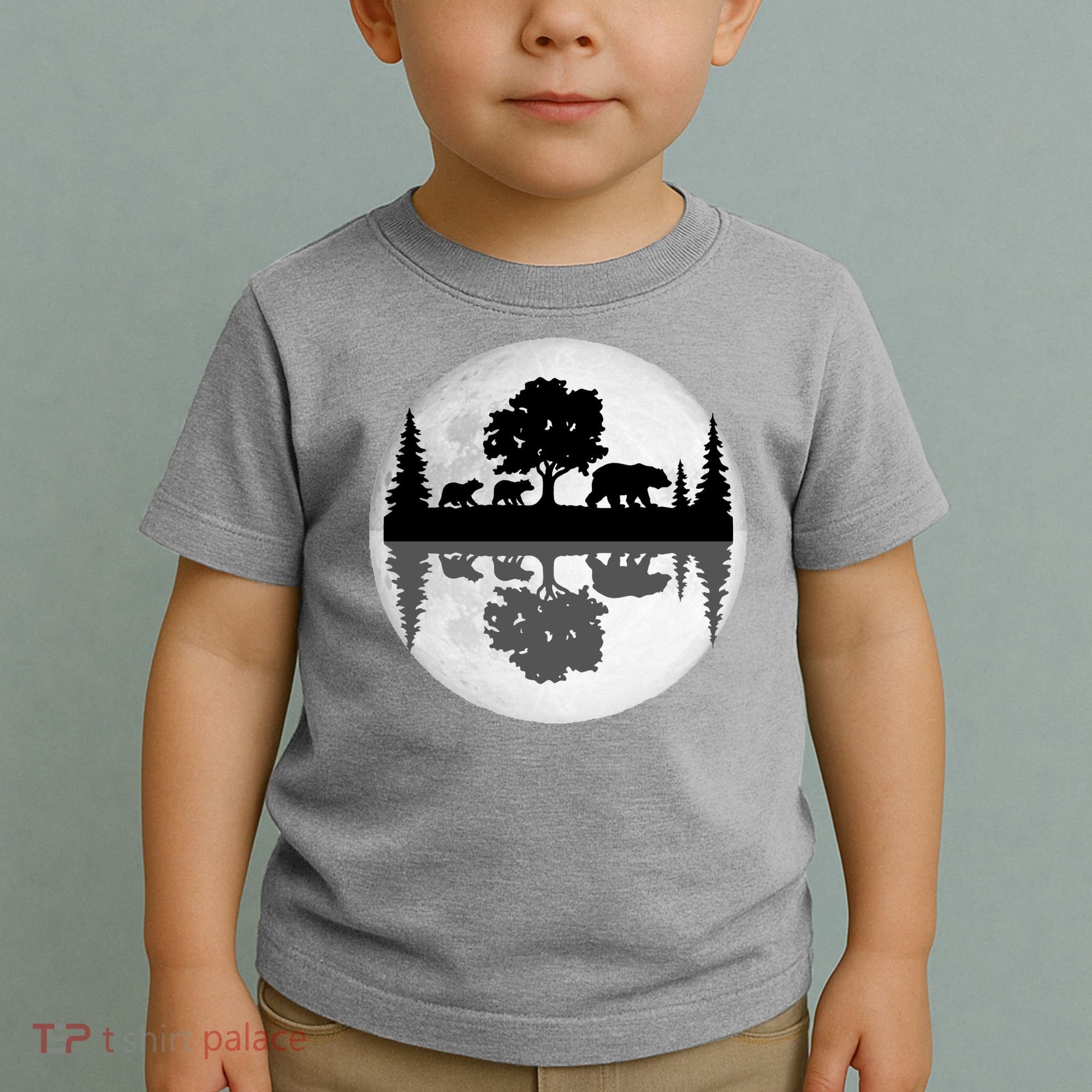 Bear Moon Wilderness Toddler T-Shirt