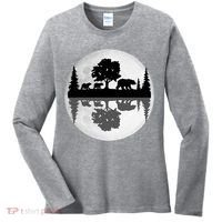 Bear Moon Wilderness Women's Long Sleeve Shirt thumb 0